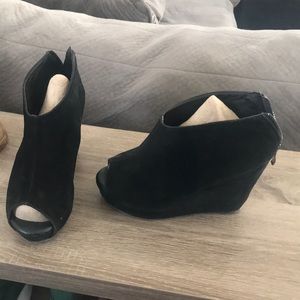 Open toe wedge booties torrid